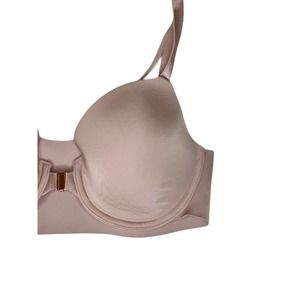 Soma 34C Bra Vanishing 360 Perfect Coverage Pale Mauve Front Clasp Soft Cups B21